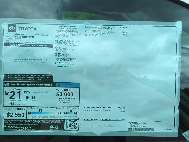 new 2024 Toyota Tacoma car, priced at $40,173