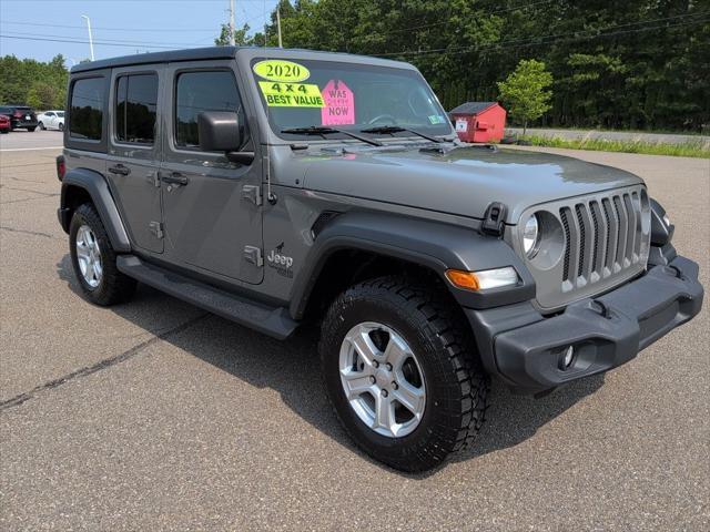 used 2020 Jeep Wrangler Unlimited car, priced at $27,499