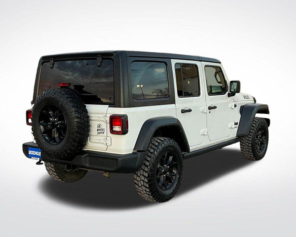 used 2021 Jeep Wrangler Unlimited car, priced at $30,585