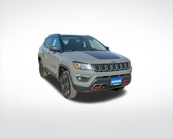 used 2021 Jeep Compass car, priced at $20,778