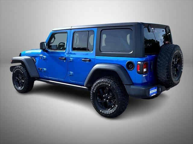 used 2021 Jeep Wrangler Unlimited car, priced at $29,918