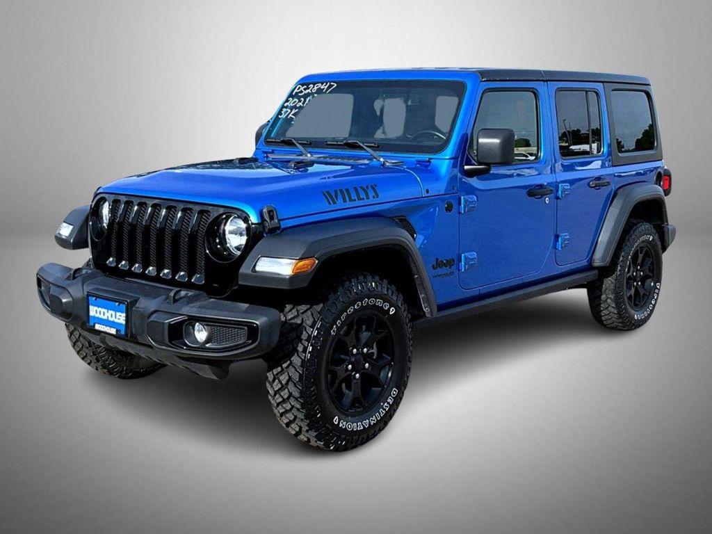 used 2021 Jeep Wrangler Unlimited car, priced at $29,918