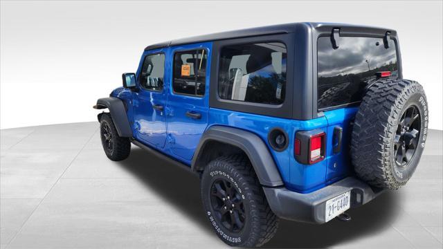 used 2021 Jeep Wrangler Unlimited car, priced at $29,997