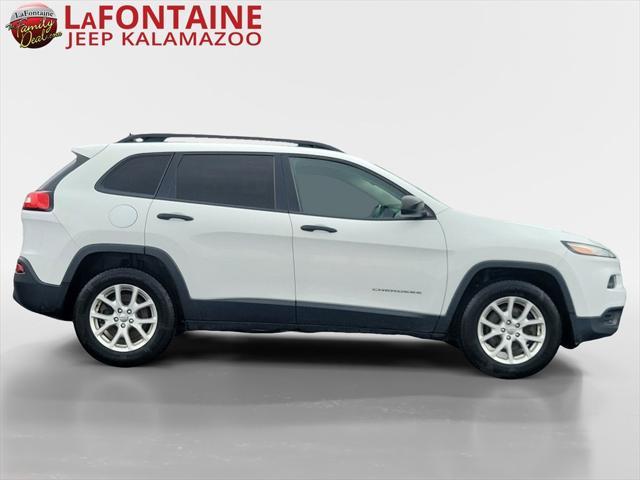 used 2017 Jeep Cherokee car, priced at $11,733