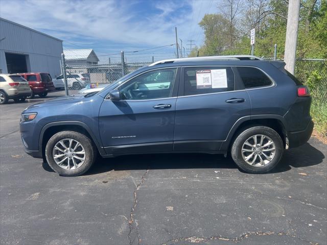 used 2021 Jeep Cherokee car, priced at $21,394
