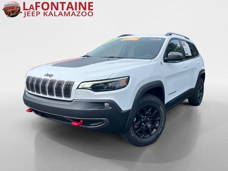 used 2021 Jeep Cherokee car, priced at $27,821