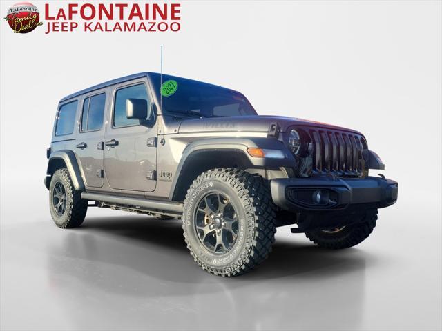 used 2021 Jeep Wrangler car, priced at $30,504