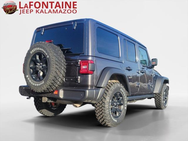 used 2021 Jeep Wrangler car, priced at $30,504