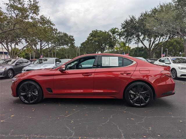 used 2023 Genesis G70 car, priced at $39,995