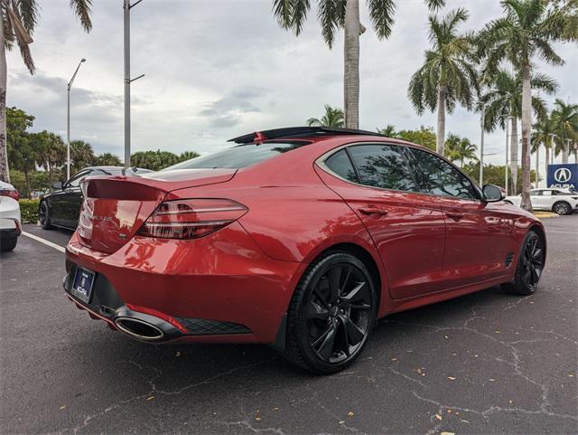 used 2023 Genesis G70 car, priced at $39,995