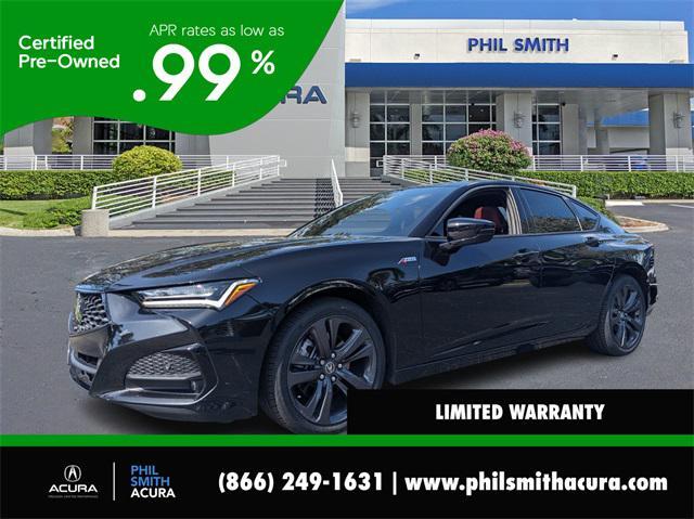 used 2022 Acura TLX car, priced at $34,990