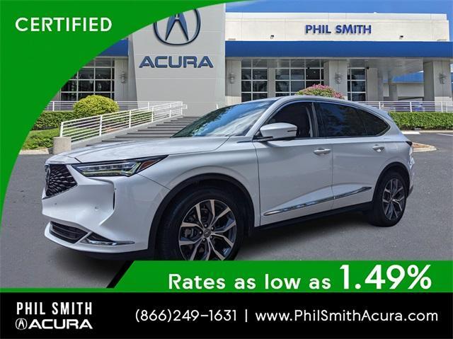 used 2022 Acura MDX car, priced at $35,849