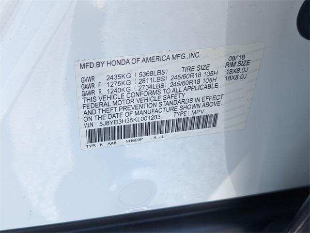 used 2019 Acura MDX car, priced at $20,900
