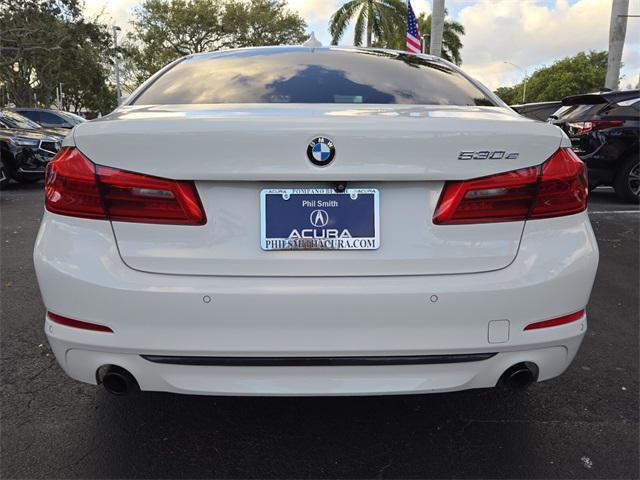 used 2018 BMW 530e car, priced at $18,995