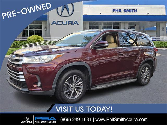 used 2018 Toyota Highlander car, priced at $23,500