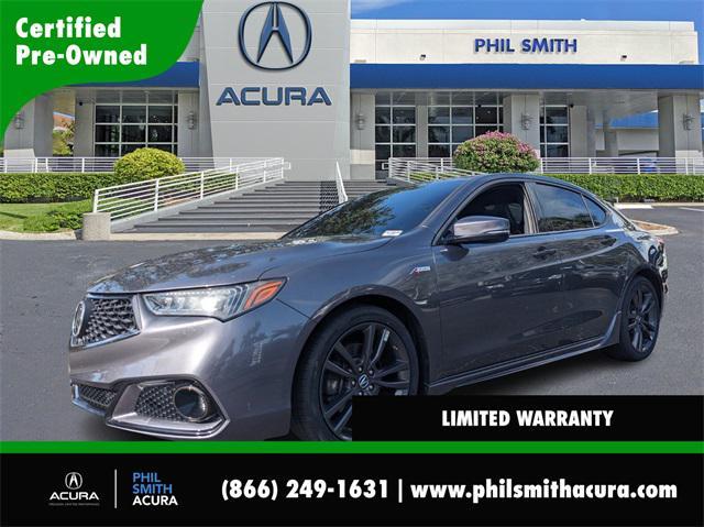 used 2020 Acura TLX car, priced at $27,500