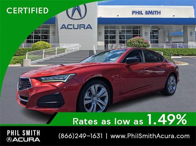 used 2021 Acura TLX car, priced at $24,900