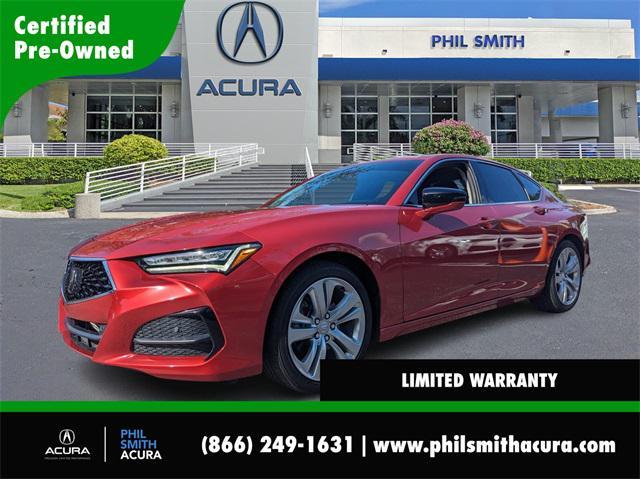 used 2021 Acura TLX car, priced at $25,469