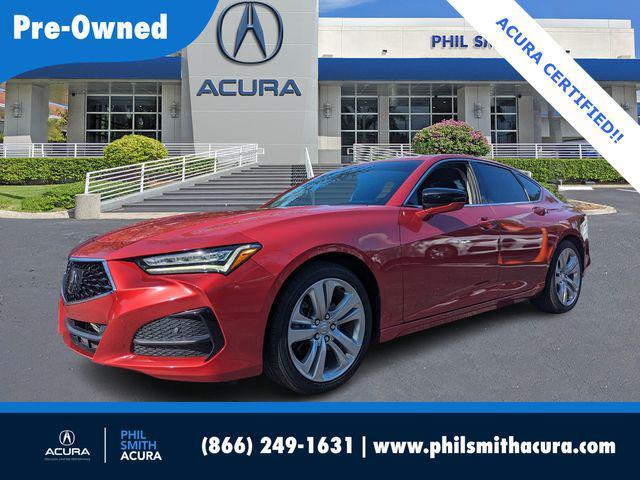 used 2021 Acura TLX car, priced at $26,089