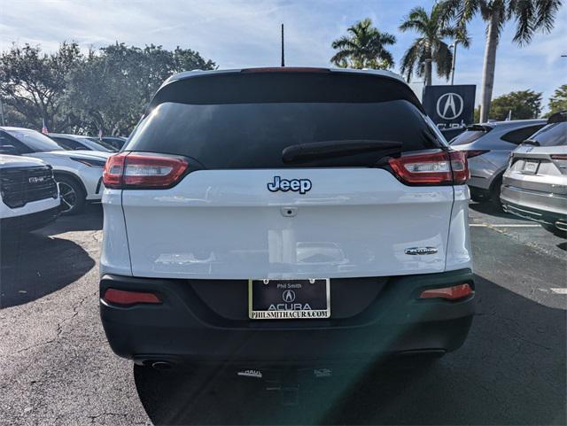 used 2018 Jeep Cherokee car, priced at $16,500