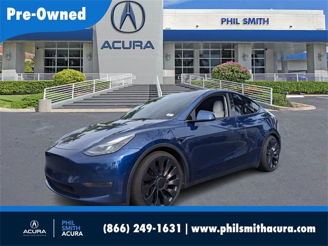 used 2021 Tesla Model Y car, priced at $24,046