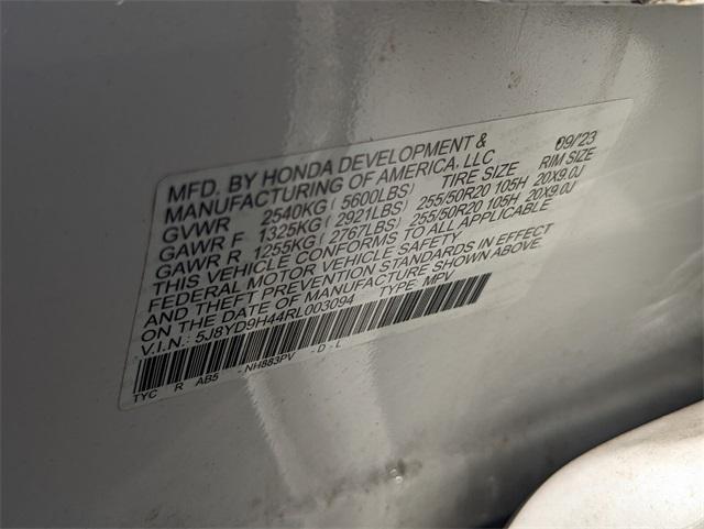 used 2024 Acura MDX car, priced at $42,498