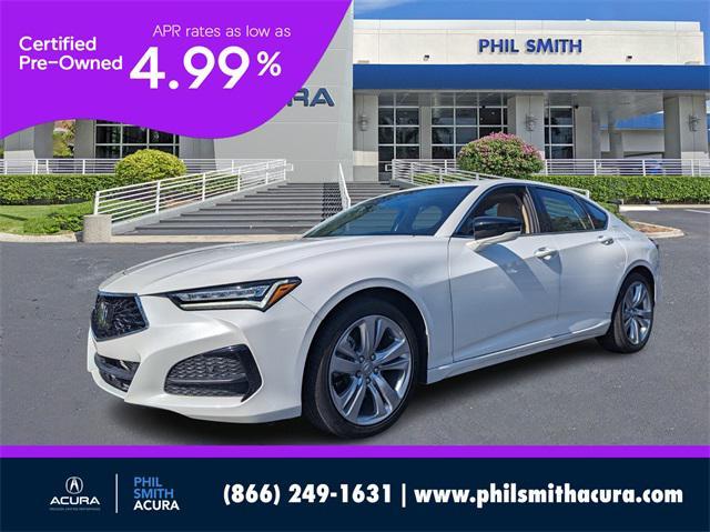used 2022 Acura TLX car, priced at $30,890