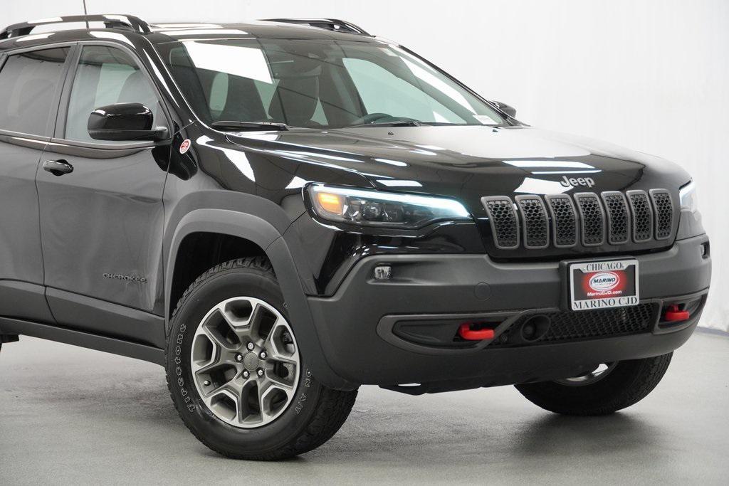 used 2022 Jeep Cherokee car, priced at $30,494