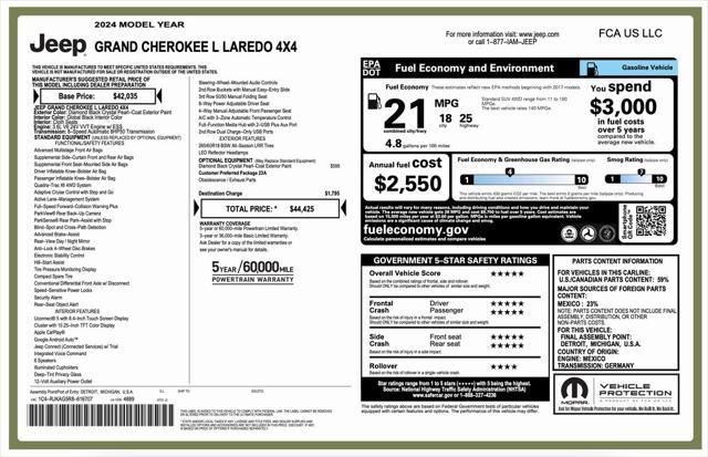 used 2024 Jeep Grand Cherokee L car, priced at $36,794