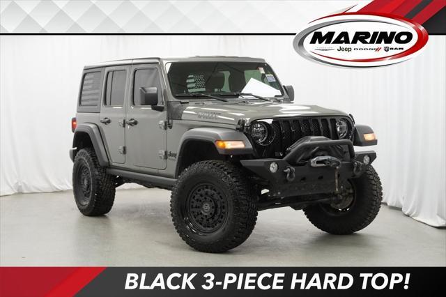 used 2021 Jeep Wrangler car, priced at $36,794