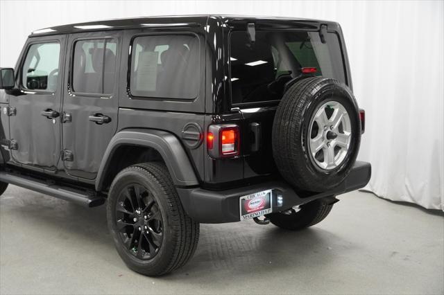 used 2021 Jeep Wrangler Unlimited car, priced at $33,794