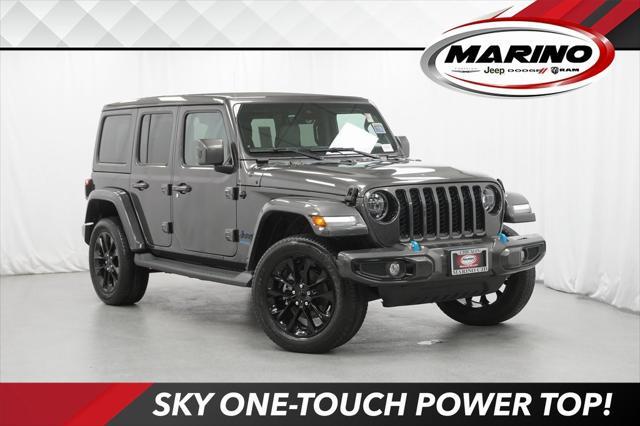 used 2021 Jeep Wrangler Unlimited 4xe car, priced at $35,294