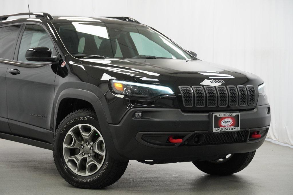 used 2022 Jeep Cherokee car, priced at $26,994