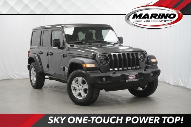 used 2020 Jeep Wrangler Unlimited car, priced at $32,494