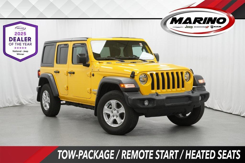 used 2020 Jeep Wrangler Unlimited car, priced at $28,694