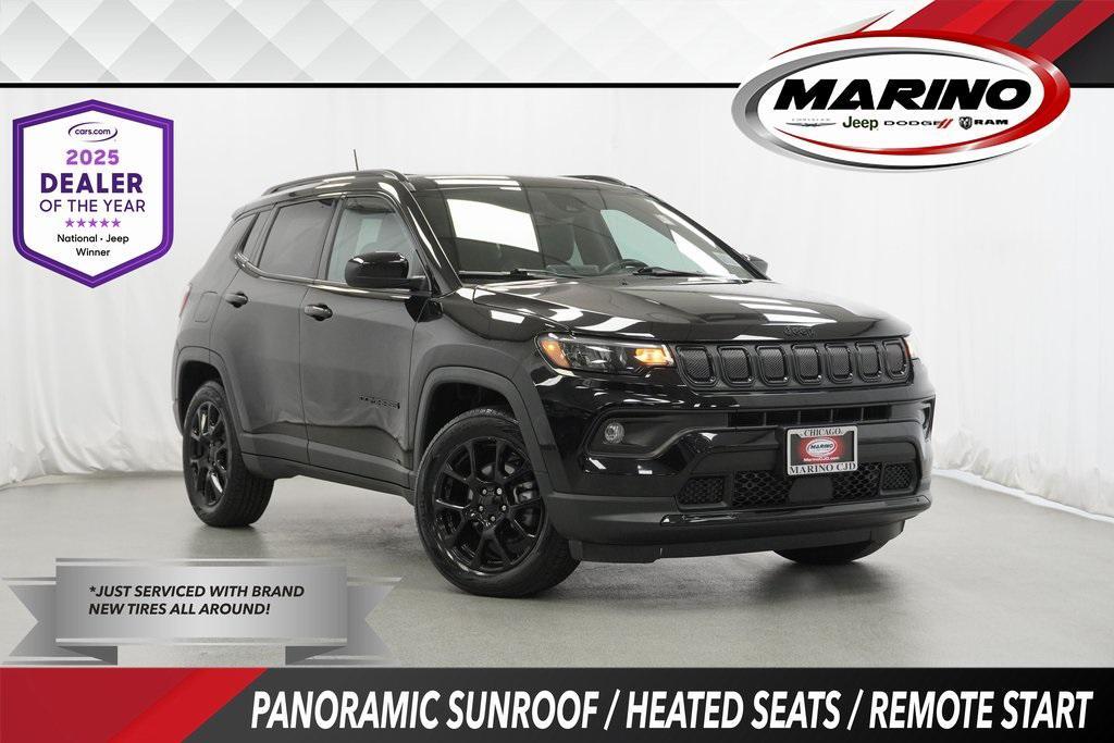 used 2022 Jeep Compass car, priced at $24,794