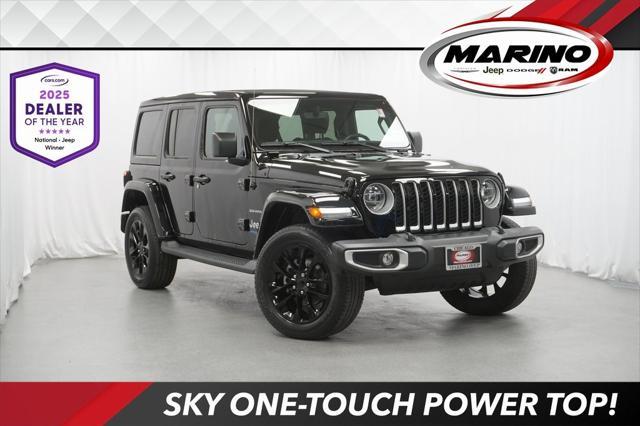 used 2021 Jeep Wrangler Unlimited 4xe car, priced at $34,994