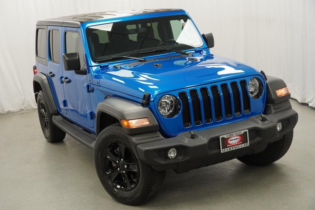 used 2021 Jeep Wrangler Unlimited car, priced at $30,394