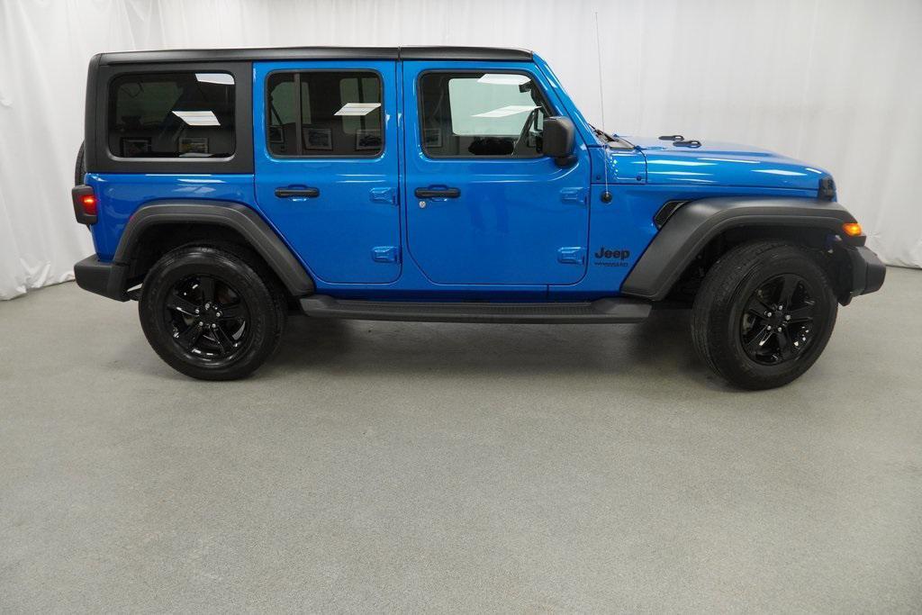 used 2021 Jeep Wrangler Unlimited car, priced at $30,394