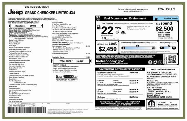 used 2024 Jeep Grand Cherokee car, priced at $42,994