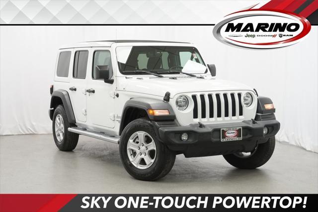 used 2020 Jeep Wrangler Unlimited car, priced at $34,294