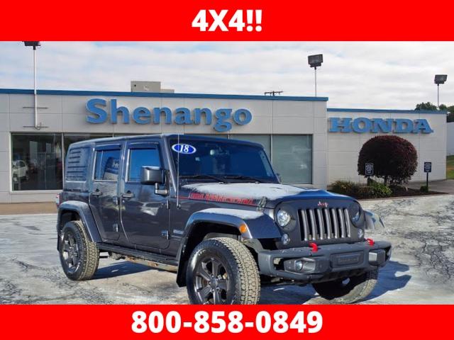 used 2018 Jeep Wrangler JK Unlimited car, priced at $29,000