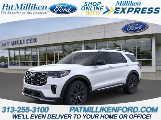 new 2025 Ford Explorer car, priced at $55,573