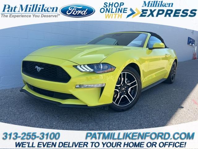 used 2021 Ford Mustang car, priced at $24,799
