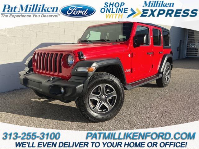 used 2018 Jeep Wrangler Unlimited car, priced at $22,681