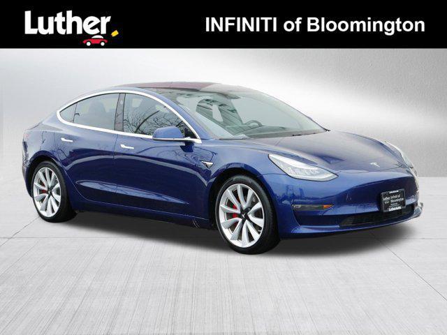 used 2018 Tesla Model 3 car, priced at $21,490