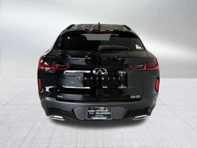 new 2025 INFINITI QX55 car, priced at $57,180
