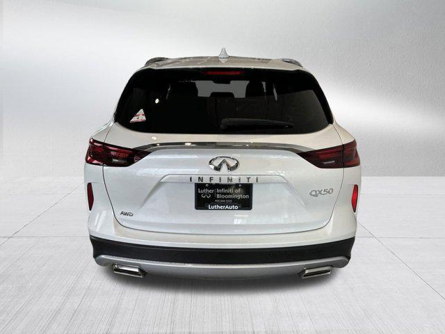 new 2025 INFINITI QX50 car, priced at $54,668