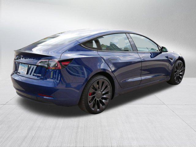 used 2023 Tesla Model 3 car, priced at $37,490