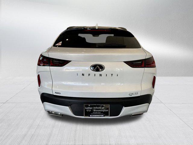 new 2025 INFINITI QX55 car, priced at $58,080